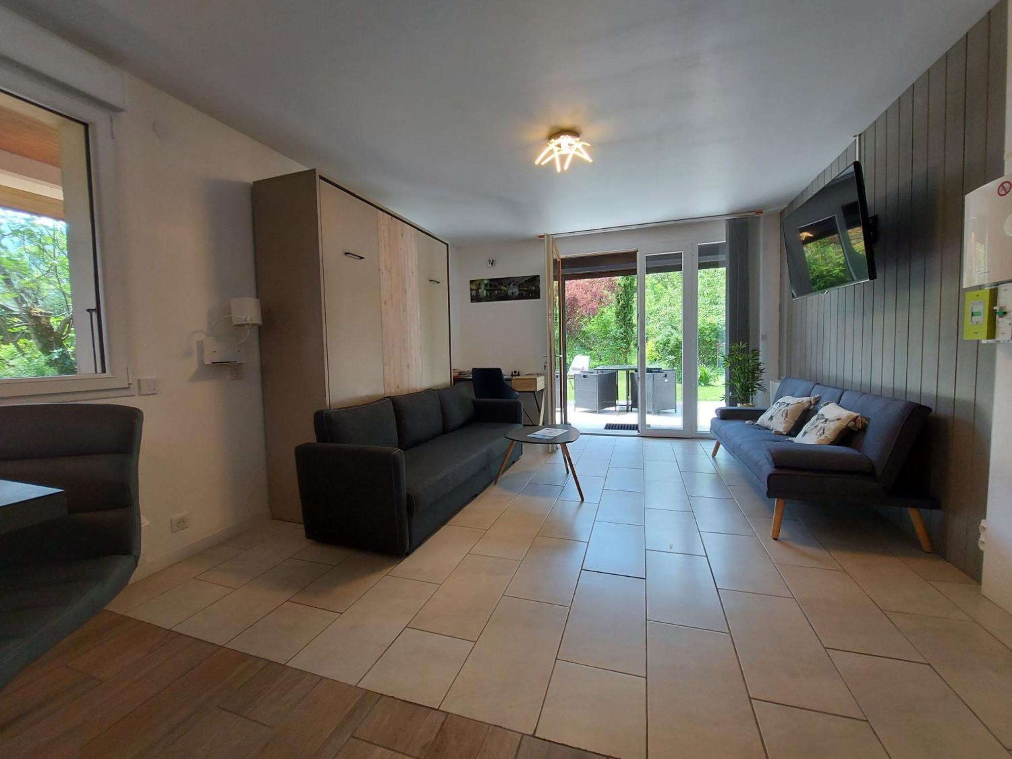 Rare, Cosy Studio Terrasse Au Coeur De St-Jorioz 생조리오즈 외부 사진