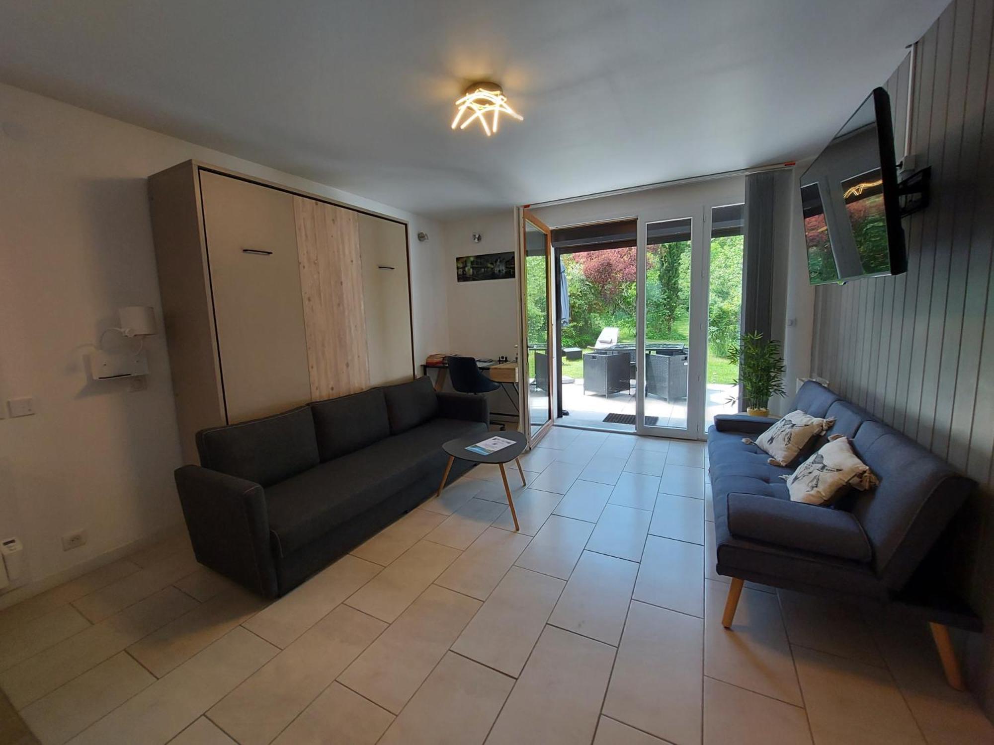 Rare, Cosy Studio Terrasse Au Coeur De St-Jorioz 생조리오즈 외부 사진